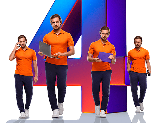 Великолепная четверка Ростелеком в деревня Малая Колчева (Орловская область)